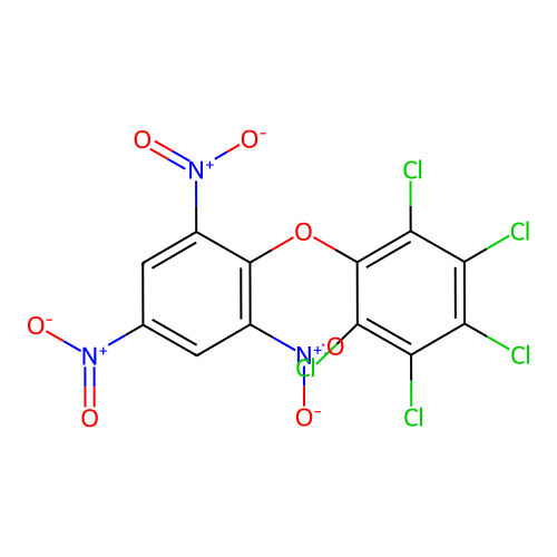 1,2,3,4,5-Pentachloro-6-(2,4,6-trinitrophenoxy)benzene structure