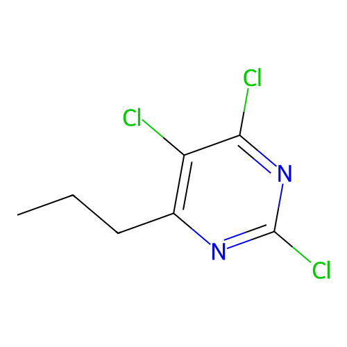 2,4,5-Trichloro-6-propylpyrimidine structure