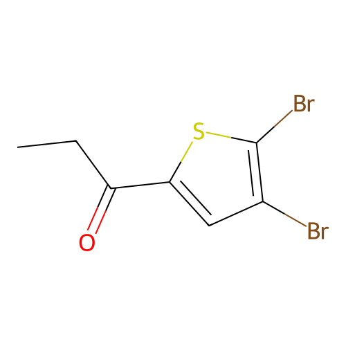 1-(4,5-Dibromothien-2-yl)propan-1-one structure