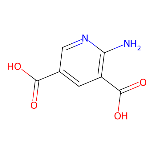 2-aminopyridine-3,5-dicarboxylic Acid structure