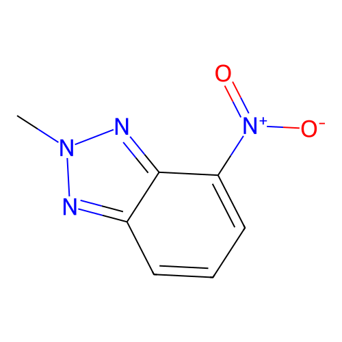 2-Methyl-4-nitrobenzotriazole structure