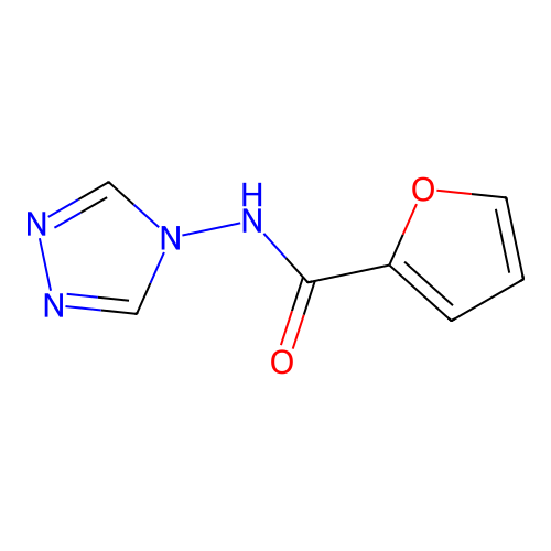 N-(1,2,4-triazol-4-yl)furan-2-carboxamide structure