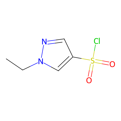 1-ethyl-1H-pyrazole-4-sulfonyl chloride structure