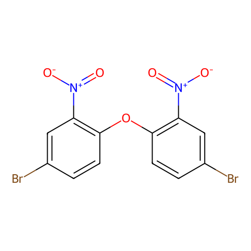 1,1'-Oxybis(4-bromo-2-nitrobenzene) structure