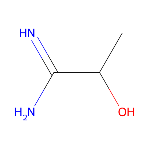 2-Hydroxypropanimidamide structure