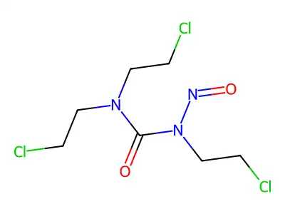Urea, 1-nitroso-1,3,3-tris(2-chloroethyl)- structure