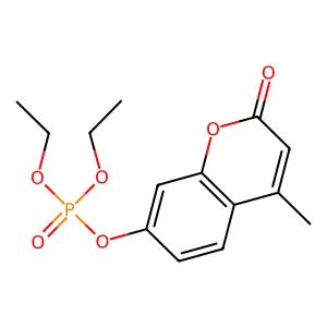 二乙基伞形酮磷酸酯 structure