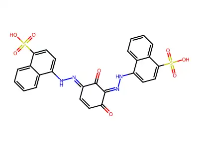 三井酸性棕R structure