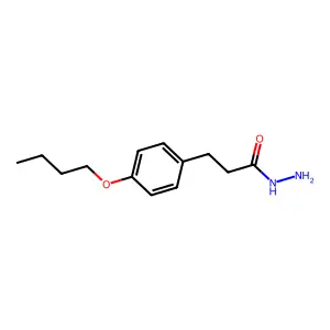 3-(4-Butoxyphenyl)propionyl hydrazide structure