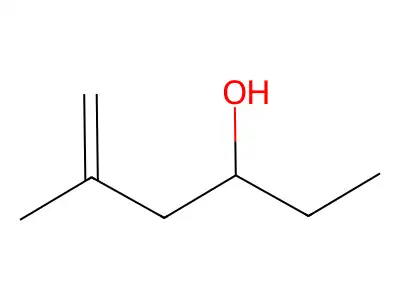 5-Methyl-5-hexen-3-ol structure