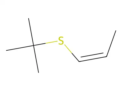 2-Methyl-2-prop-1-enylsulfanylpropane structure