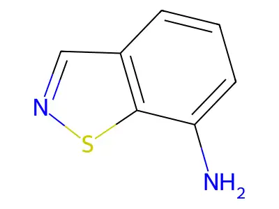 1,2-苯并异噻唑-7-胺 structure