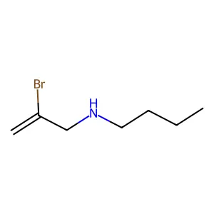 Allylamine, 2-bromo-N-butyl- structure