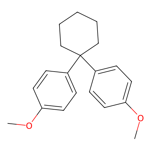 Benzene, 1,1'-cyclohexylidenebis[4-methoxy- structure