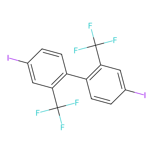 2,2'-Bis(trifluoromethyl)-4,4'-diiodobiphenyl structure