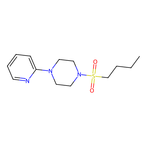 1-Butylsulfonyl-4-pyridin-2-ylpiperazine structure