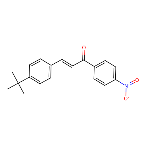 3-(4-Tert-butylphenyl)-1-(4-nitrophenyl)prop-2-en-1-one structure
