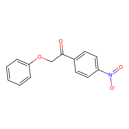 Ethanone, 1-(4-nitrophenyl)-2-phenoxy- structure