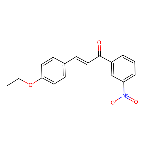 (2E)-3-(4-Ethoxyphenyl)-1-(3-nitrophenyl)prop-2-en-1-one structure