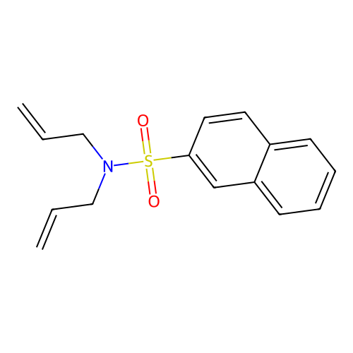 N,N-Diallylnaphthalene-2-sulfonamide structure