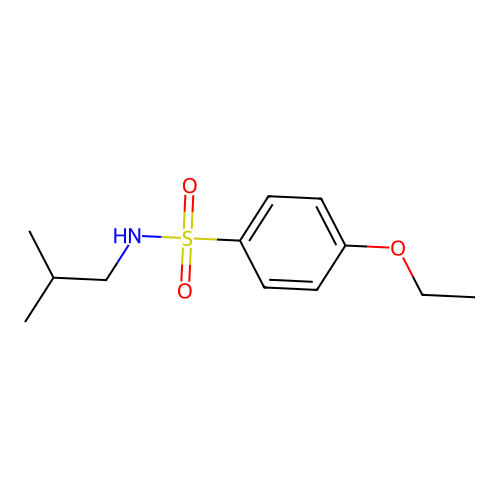 4-ethoxy-N-(2-methylpropyl)benzenesulfonamide structure