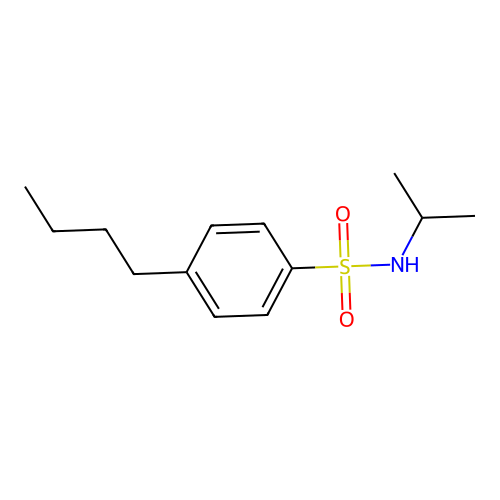 4-butyl-N-propan-2-ylbenzenesulfonamide structure