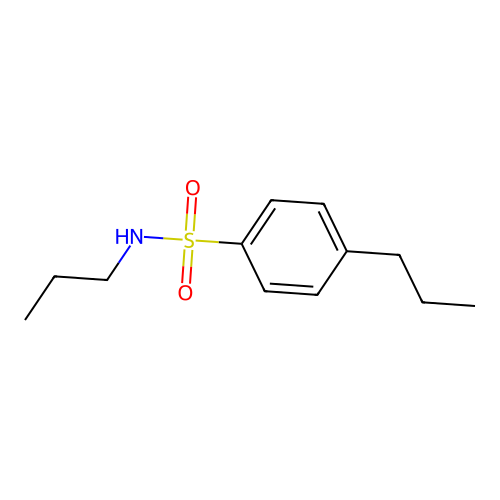 N,4-dipropylbenzenesulfonamide structure