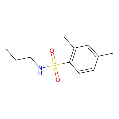 2,4-dimethyl-N-propylbenzene-1-sulfonamide structure