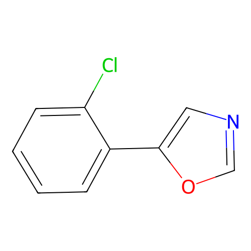 5-(2-Chlorophenyl)-1,3-oxazole structure