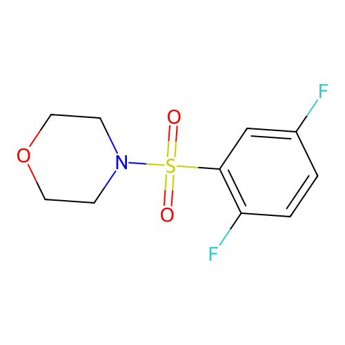 4-(2,5-Difluorophenyl)sulfonylmorpholine structure