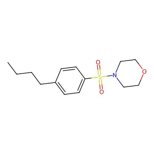 4-[(4-Butylphenyl)sulfonyl]morpholine structure
