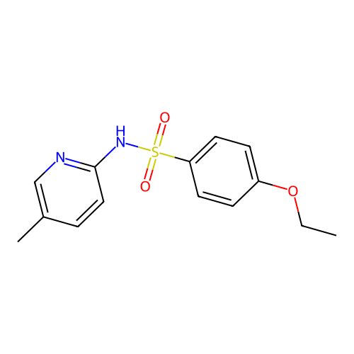 4-ethoxy-N-(5-methylpyridin-2-yl)benzenesulfonamide structure