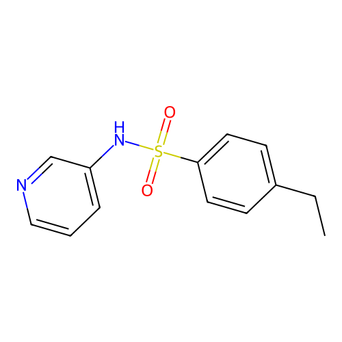 4-ethyl-N-pyridin-3-ylbenzenesulfonamide structure