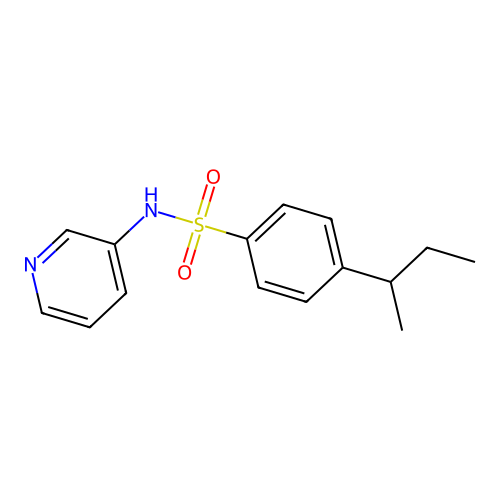 4-butan-2-yl-N-pyridin-3-ylbenzenesulfonamide structure