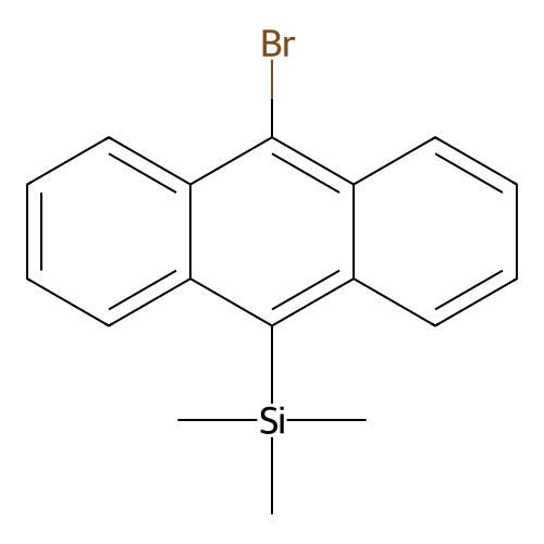 Silane, (10-bromo-9-anthracenyl)trimethyl- structure