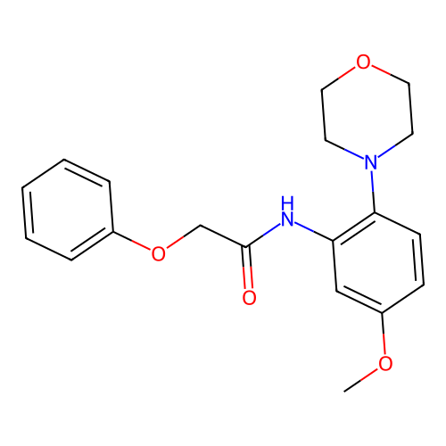 N-(5-methoxy-2-morpholin-4-ylphenyl)-2-phenoxyacetamide structure