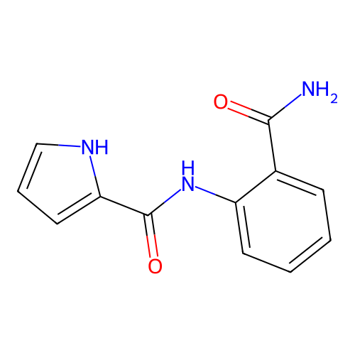 1H-Pyrrole-2-carboxamide, N-[2-(aminocarbonyl)phenyl]- structure