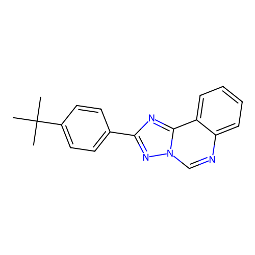 2-(4-Tert-butylphenyl)[1,2,4]triazolo[1,5-c]quinazoline structure