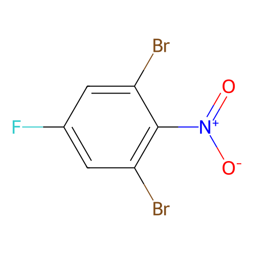 1,3-Dibromo-5-fluoro-2-nitrobenzene structure