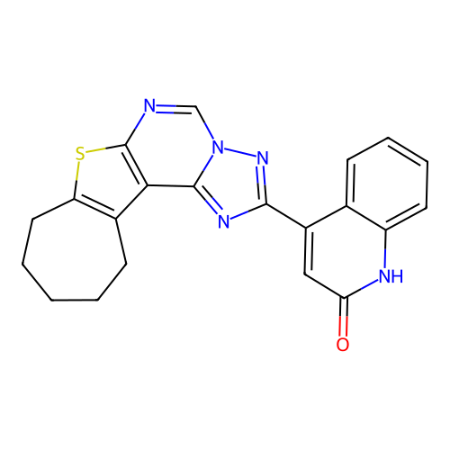 C21H17N5OS structure