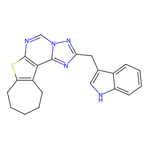 C21H19N5S structure