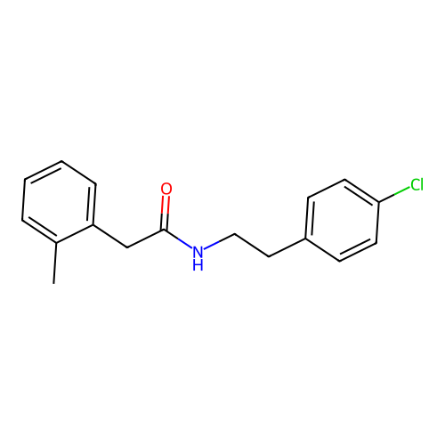 N-[2-(4-chlorophenyl)ethyl]-2-(2-methylphenyl)acetamide structure