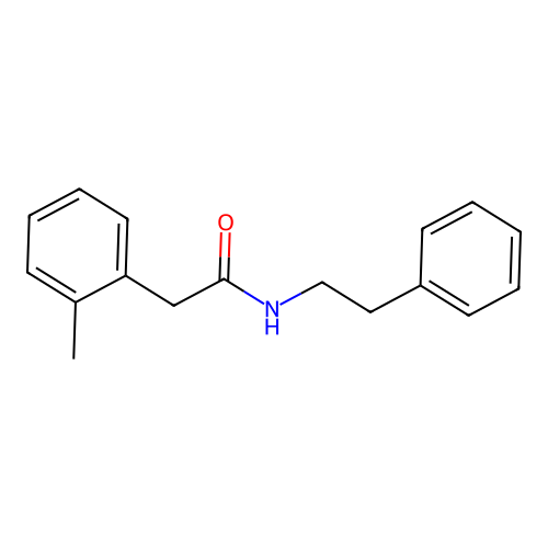 2-(2-methylphenyl)-N-(2-phenylethyl)acetamide structure