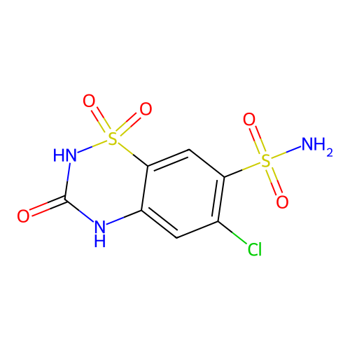 Hydrochlorothiazide Impurity N structure