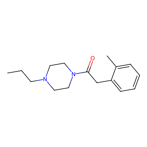 2-(2-Methylphenyl)-1-(4-propylpiperazin-1-yl)ethanone structure