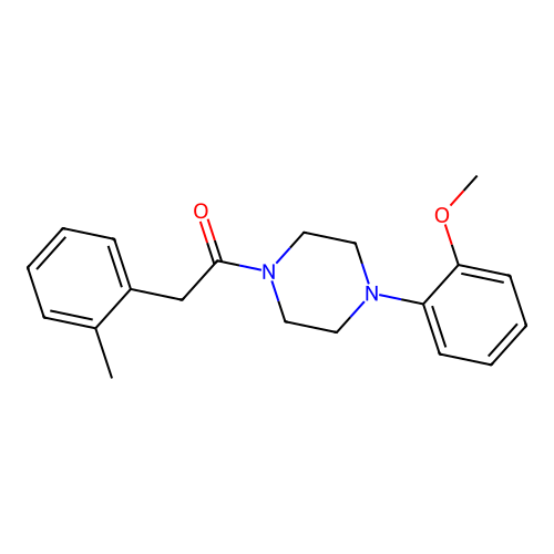 1-[4-(2-Methoxyphenyl)piperazin-1-yl]-2-(2-methylphenyl)ethanone structure
