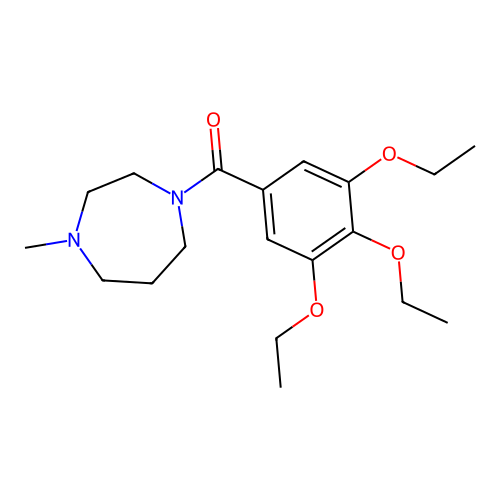 (4-Methyl-1,4-diazepan-1-yl)-(3,4,5-triethoxyphenyl)methanone structure