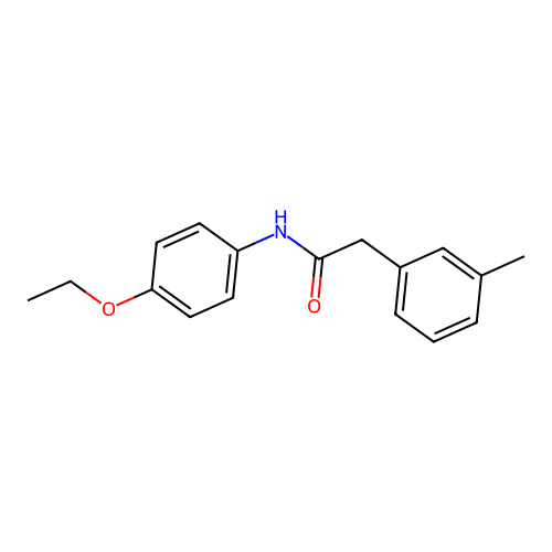 N-(4-ethoxyphenyl)-2-(3-methylphenyl)acetamide structure