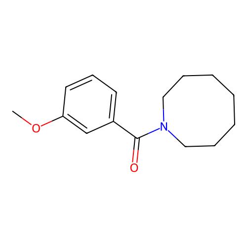 Azocan-1-yl-(3-methoxyphenyl)methanone structure