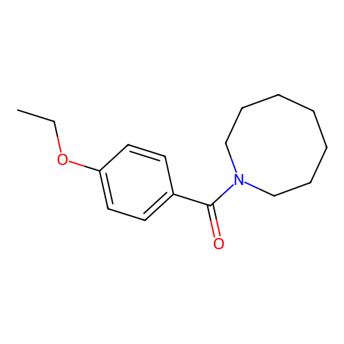 Azocan-1-yl-(4-ethoxyphenyl)methanone structure